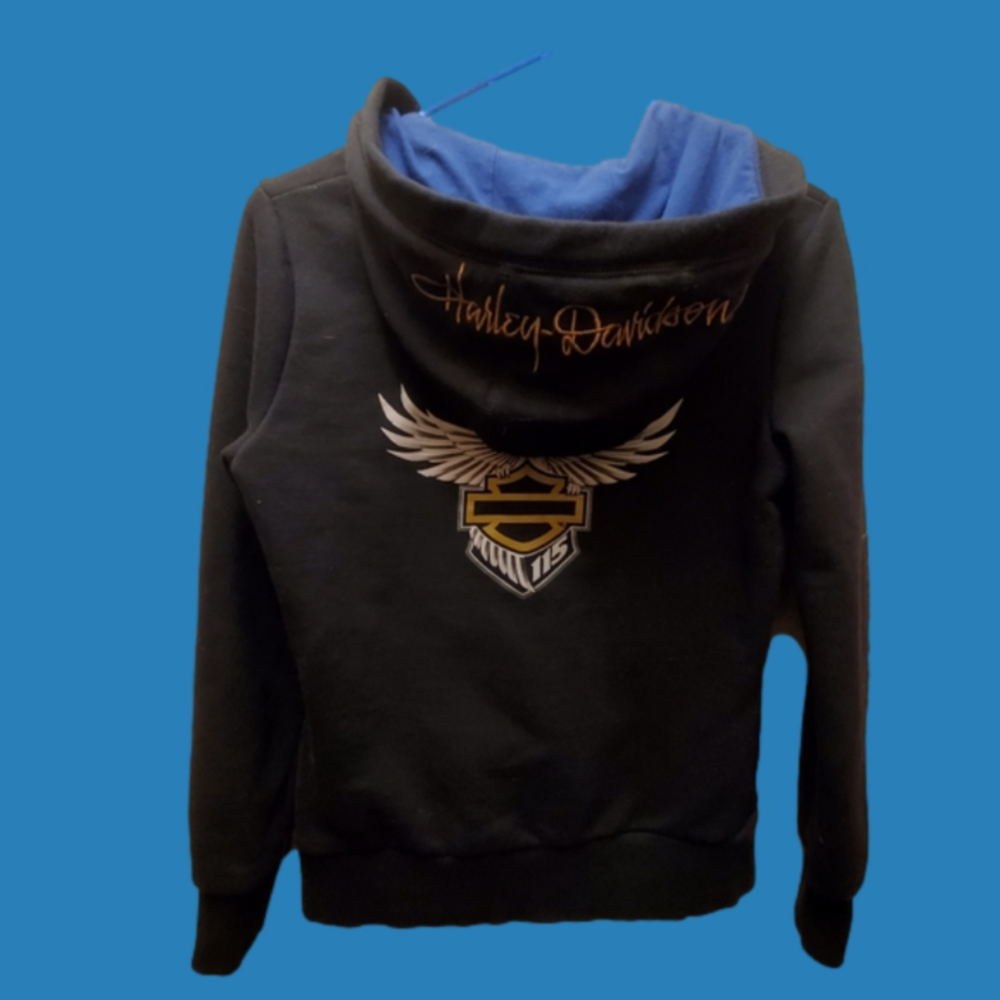 Womens size small Harley-Davidson black hoodie 115th super comfy